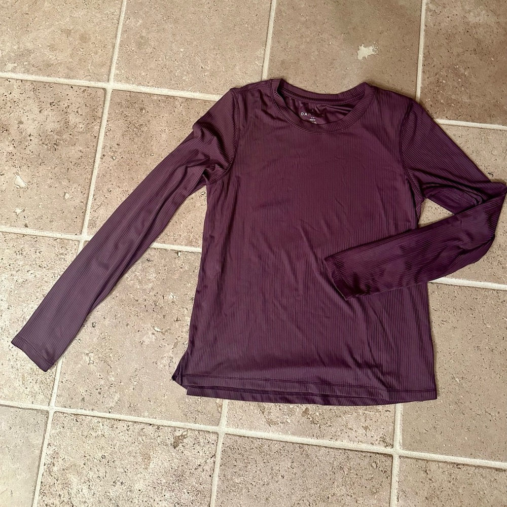 Danskin Classic Plum Colored Long Sleeve Top